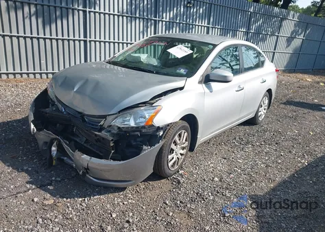 2013 Nissan Sentra Sv из США, поврежденный, VIN 3N1AB7AP6DL660140